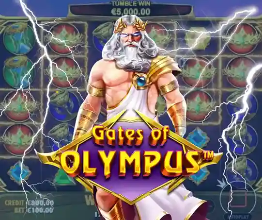Jogar Gates of Olympus online - Imagem Capa